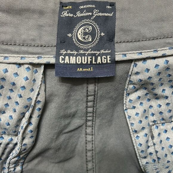 Camouflage AR and J Gray Chino Cotton Blend Men’s Pants(Size 44) - Picture 9 of 14